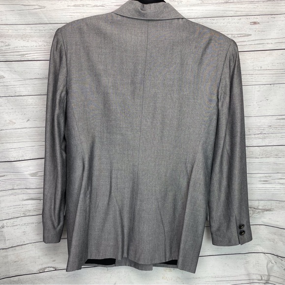 🍁 Casual Corner Petite Blazer Double Breasted Jacket Coat sz 12P - Picture 4 of 7